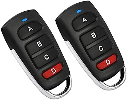 SGerste Pack of 2 Universal Cloning Remote Control Electric Key