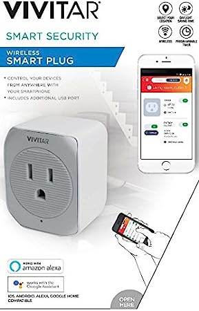 Vivitar Ha-1003 Wi-Fi Smart Mini Outlet