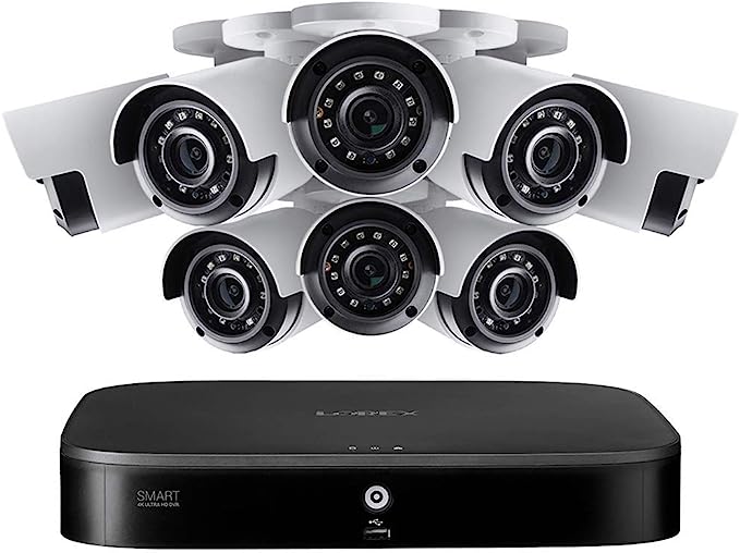 Lorex 4K Security Camera System, Ultra HD Indoor/Outdoor Analog Wired