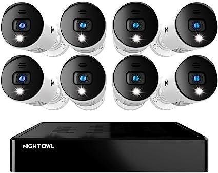Night Owl 8 Channel Bluetooth Video Home Security Camera System